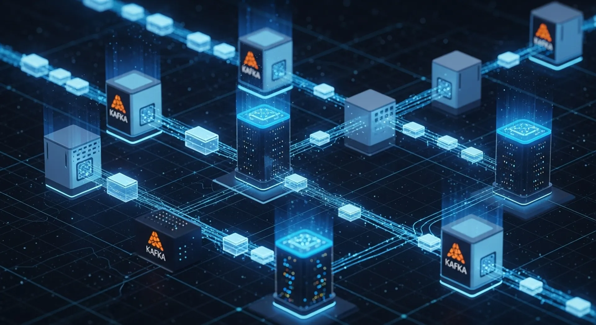 Uber real-time data infrastructure showing Kafka clusters and distributed data processing systems