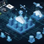 Uber technology stack layers showing mobile apps, GPS systems, cloud infrastructure and payment processing