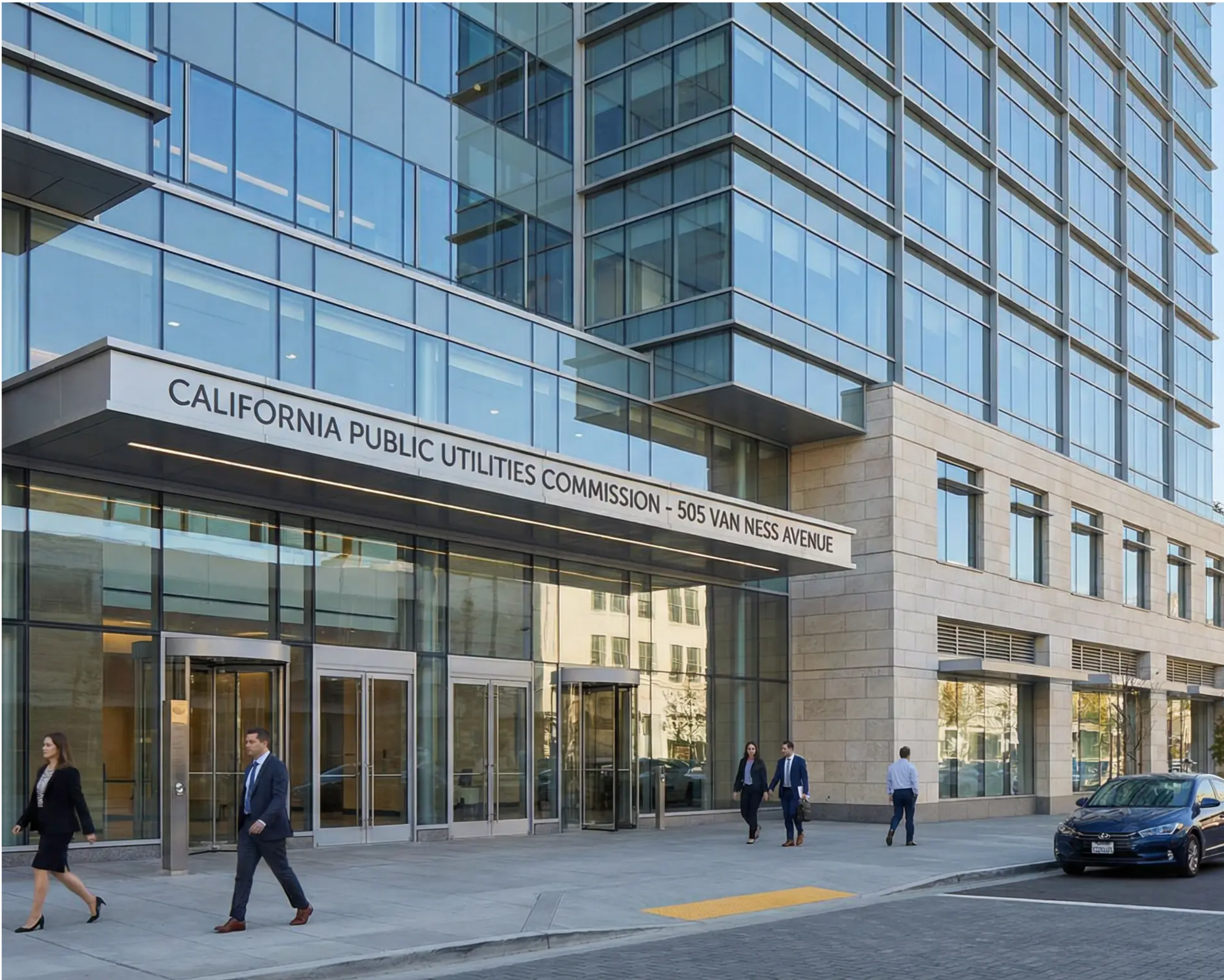 California Public Utilities Commission building exterior in San Francisco